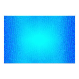 Luxury Modern Blue Art Sky Sun Stained Glass Photo Print