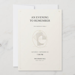 Luxury Modern Editorial Invitation Template