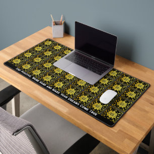Luxury Modern Elegant Floral Collection Desk Mat