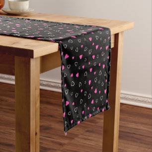 Luxury Modern Elegant Love Heart Long Table Runner