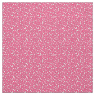 Luxury Modern Elegant Love Pink Heart Fabric