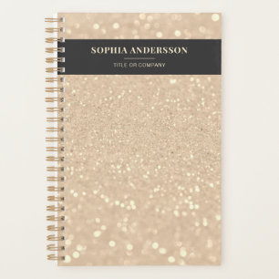 Luxury Modern Gold Glitter Elegant  Planner