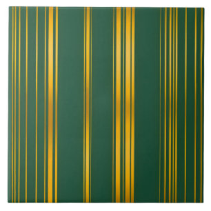 Luxury Modern Green Gold Linen Texture Collection Tile