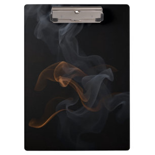 Luxury Modern Halloween Smoke Design Clipboard
