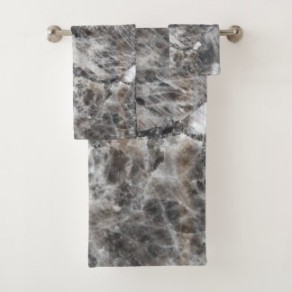 Luxury Modern Smoky Quartz Bath Towel Set