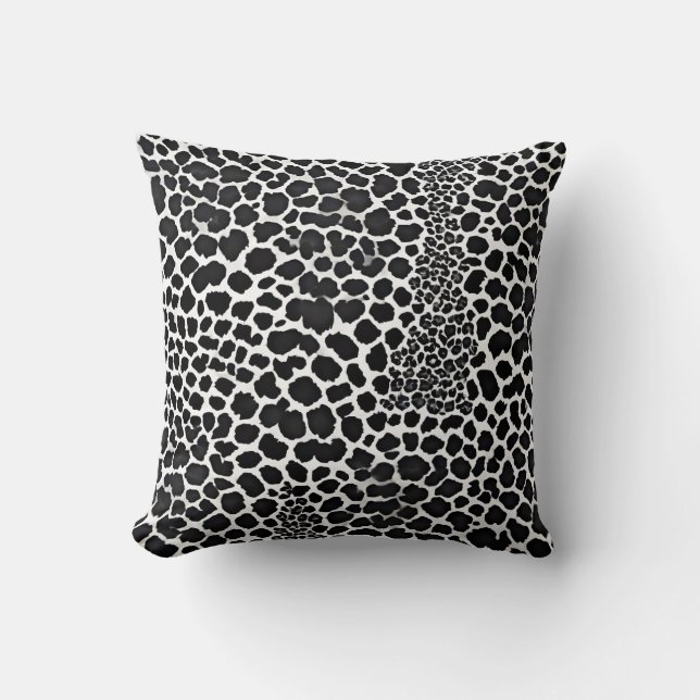 Luxury Modern White Leopard Elegant Collection Cushion (Front)