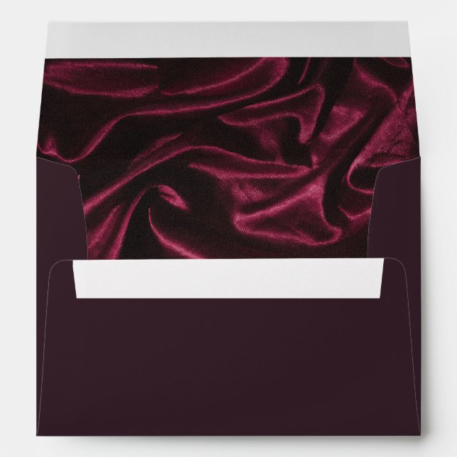 Luxury Moody Velvet Texture Envelope (Back (Bottom))