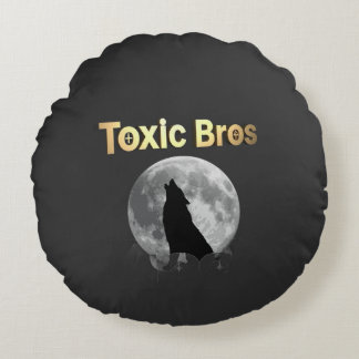 Luxury Moon Round Pillow, Toxic Bros Signature Cushion