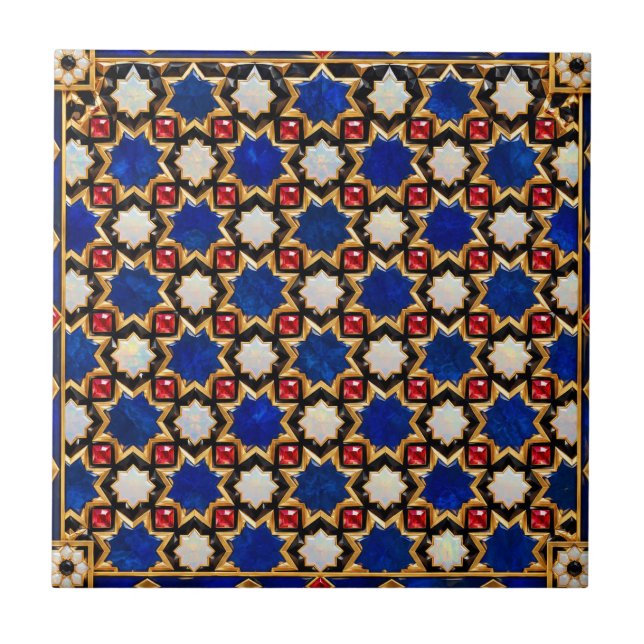 Luxury Moroccan Zellige Tile (Front)