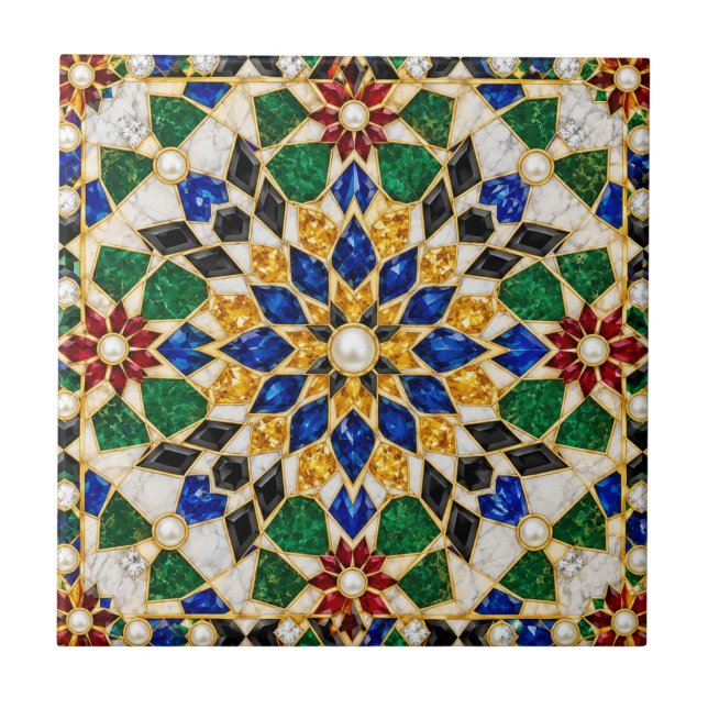 Luxury Moroccan Zellige Tile (Front)