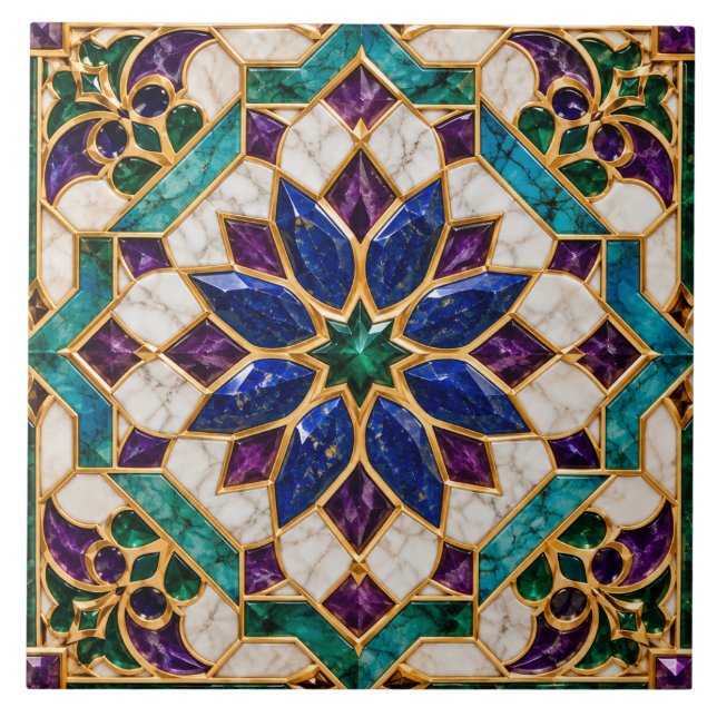 Luxury Moroccan Zellige Tile (Front)