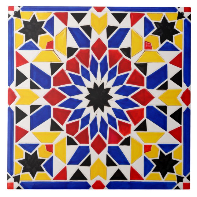 Luxury Moroccan Zellige Tile (Front)
