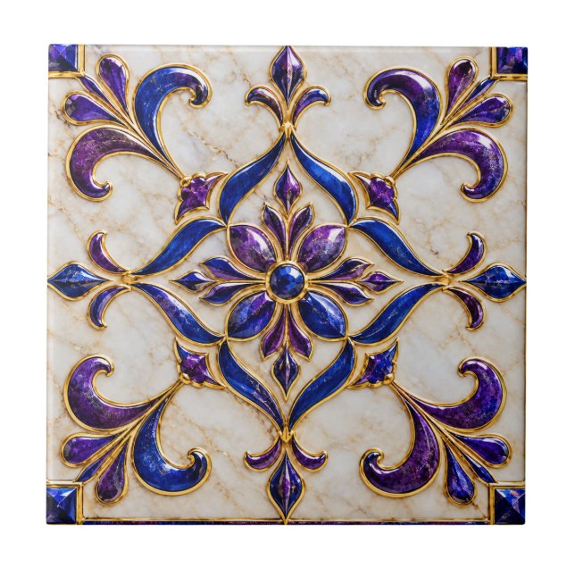 Luxury Moroccan Zellige Tile (Front)