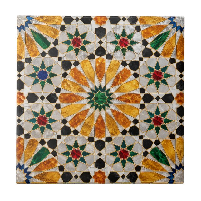 Luxury Moroccan Zellige Tile (Front)