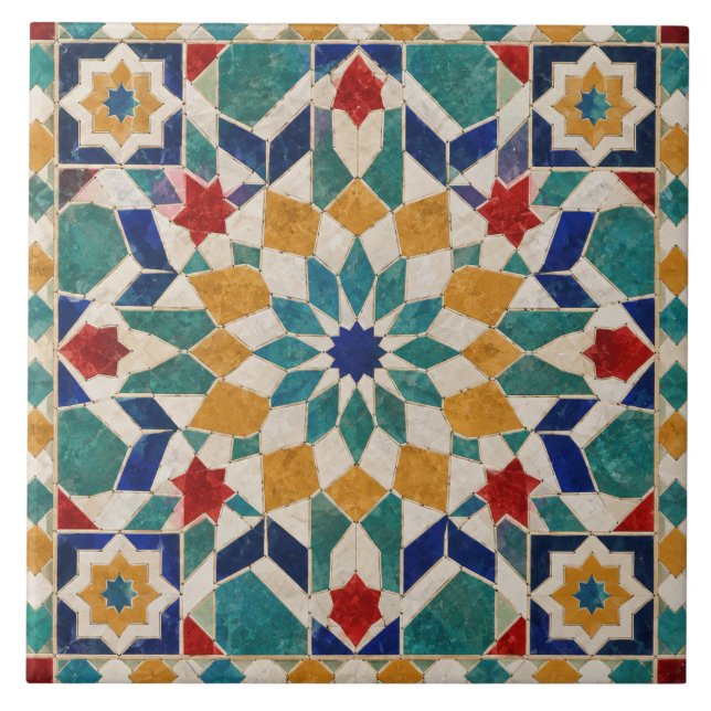 Luxury Moroccan Zellige Tile (Front)