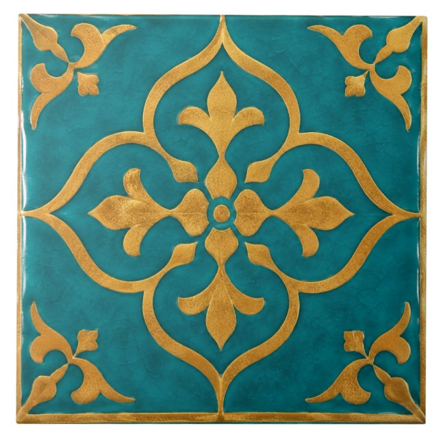 Luxury Moroccan Zellige Tile  (Front)