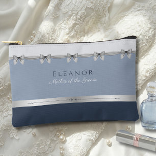 Luxury Mother of the Groom   Slate Blue Gift Accessory Pouch