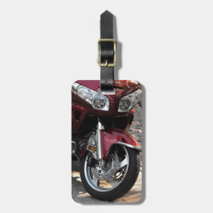Luxury motorbike luggage tag