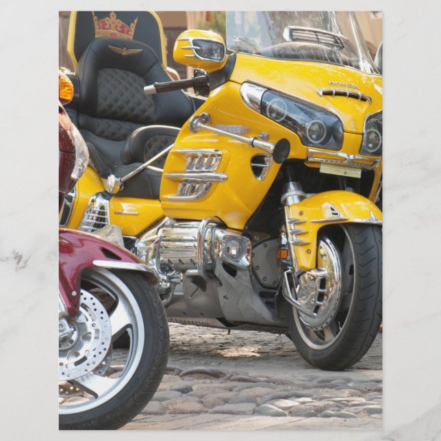 Luxury motorbikes flyer (Front)