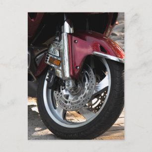 Luxury motorbikes postcard