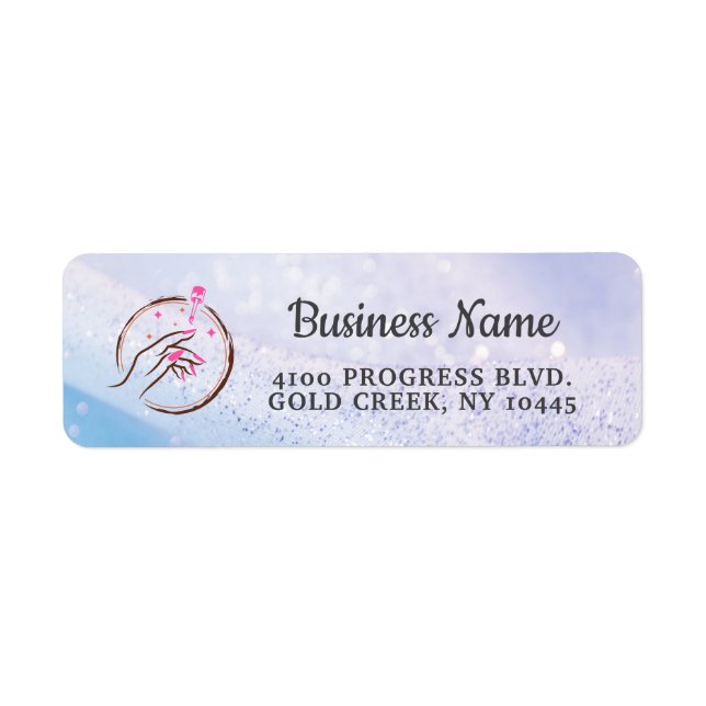Luxury Nail Tech Packaging Label  (Front)