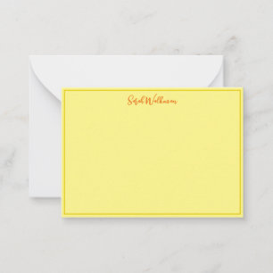 Luxury Name with Elegant Gold Bordered Card