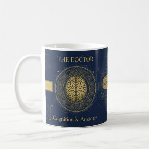Luxury Neurology Brain Anatomy Custom Physician Coffee Mug