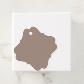 Luxury Neutral Favour Tags Template