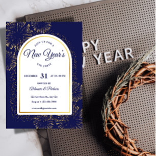 Luxury New Year’s Eve Party Invitation template 