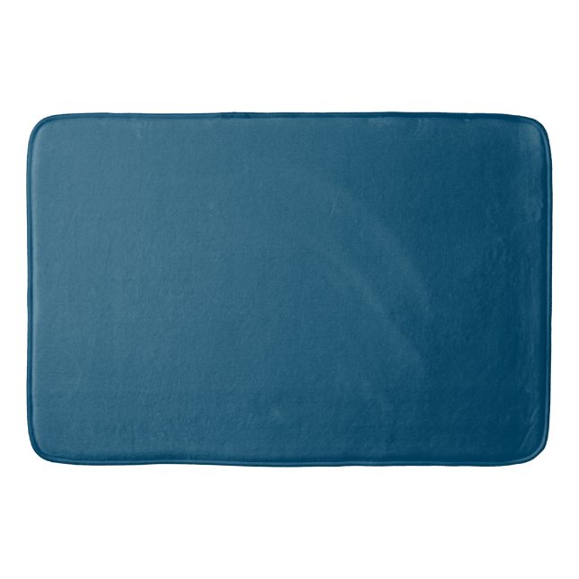 Luxury Ocean Blue Spa Bath Mat (Front)