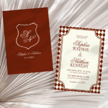 Luxury Old Money Deep Burgundy Ivory Wedding