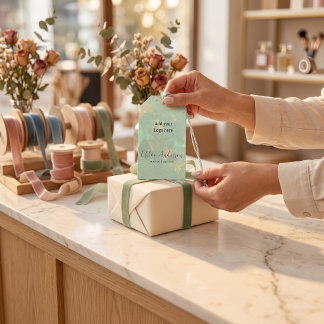 Luxury Opal Gift Tag For Packaging
