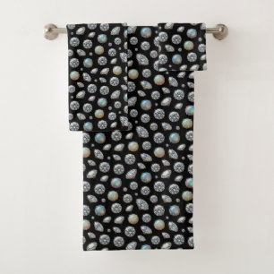 Luxury Opals and Diamonds Towel Set