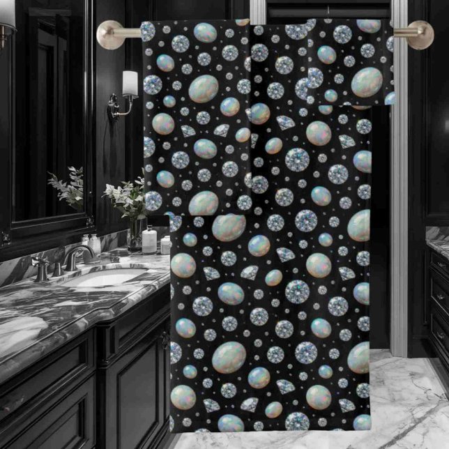 Luxury Opals and Diamonds Towel Set (Creator Uploaded)