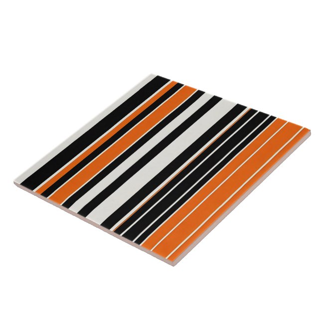 Luxury Orange Trendy Autumn Collection Tile (Side)