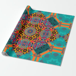 Luxury ornamen arabesque seamless pattern wrapping paper