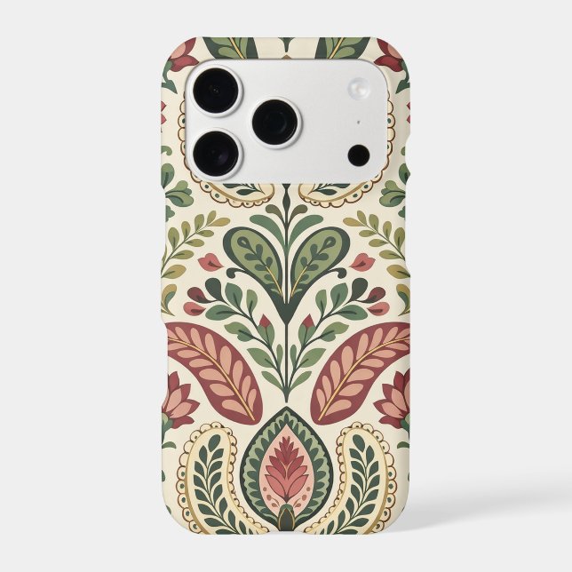 Luxury Ornamental Flower Case | Stylish phone case (Back)
