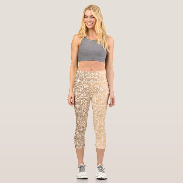 Luxury Ornaments 10 Capri Leggings (Front)
