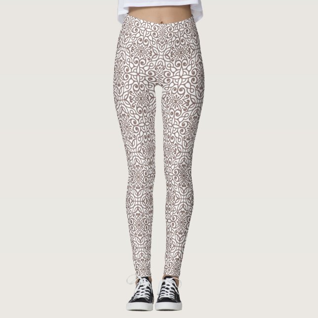 Luxury Ornaments 8 Leggings (Front)