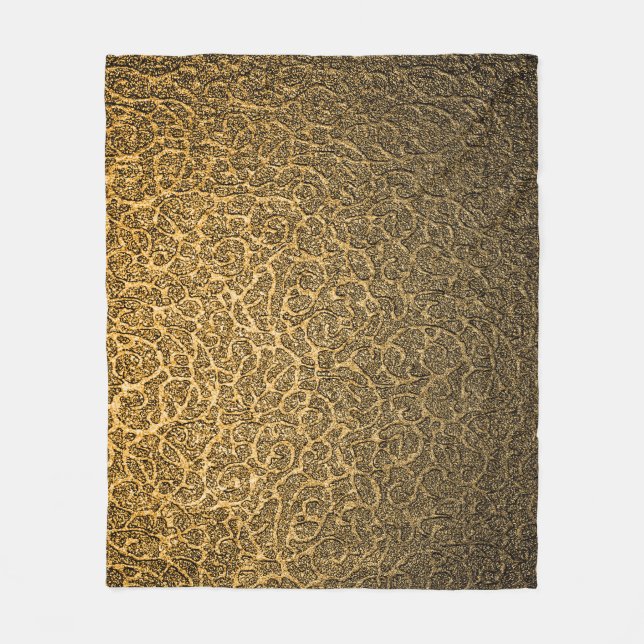 Luxury Packaging, Bright Spot Highlights. Fleece Blanket (Front)