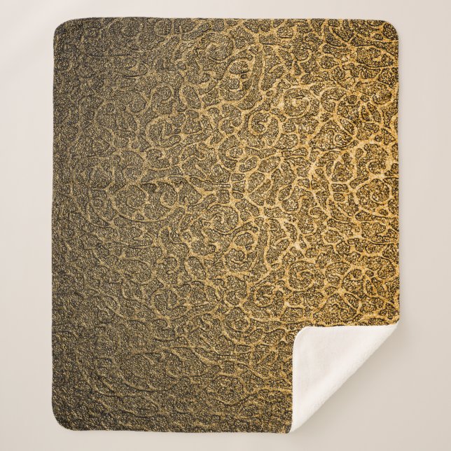 Luxury Packaging, Bright Spot Highlights. Sherpa Blanket (Front)