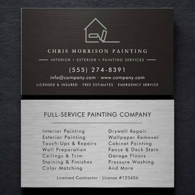 Luxury Painter Business Card (Creator Uploaded)