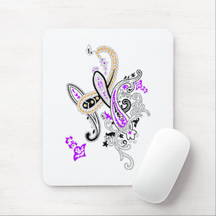 Luxury Paisley Botanical Mouse Pad