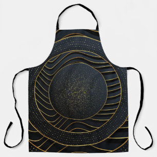 Luxury Paper Cut Golden Backgrounds. Apron