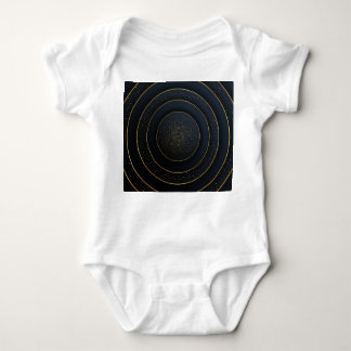 Luxury Paper Cut: Golden Gradient. Baby Bodysuit