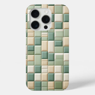 Luxury Pattern Case - Sage Green & beide plaid