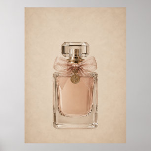Luxury Perfume Bottle Wall Art Neutral Feminine
