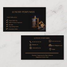 Luxury Perfume Business Card Design