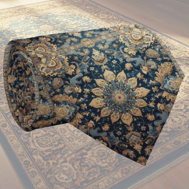 Luxury Persian Designer Rug | Faux Silk Neck Tie (Creator Uploaded)