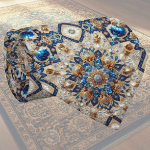 Luxury Persian Designer Rug   Faux Silk Neck Tie